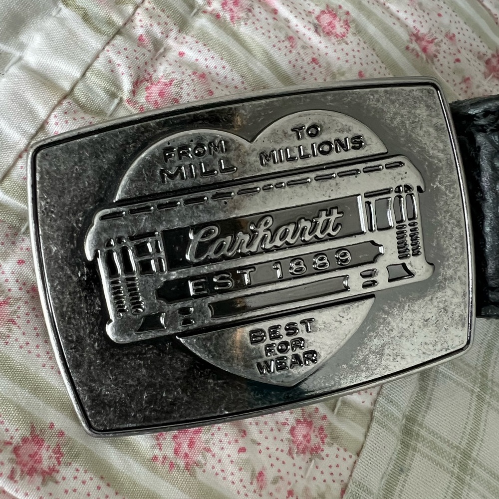 Carhartt Black Leather Belt